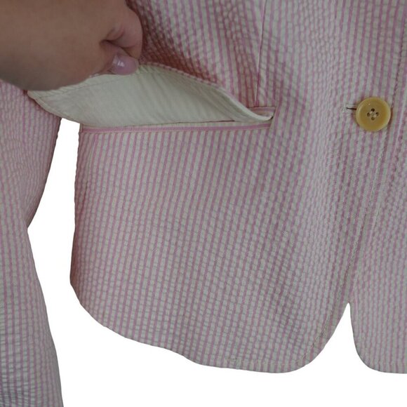 J.Crew Women's Pink Jacket‎ Blazer Size 2 - Picture 5 of 12